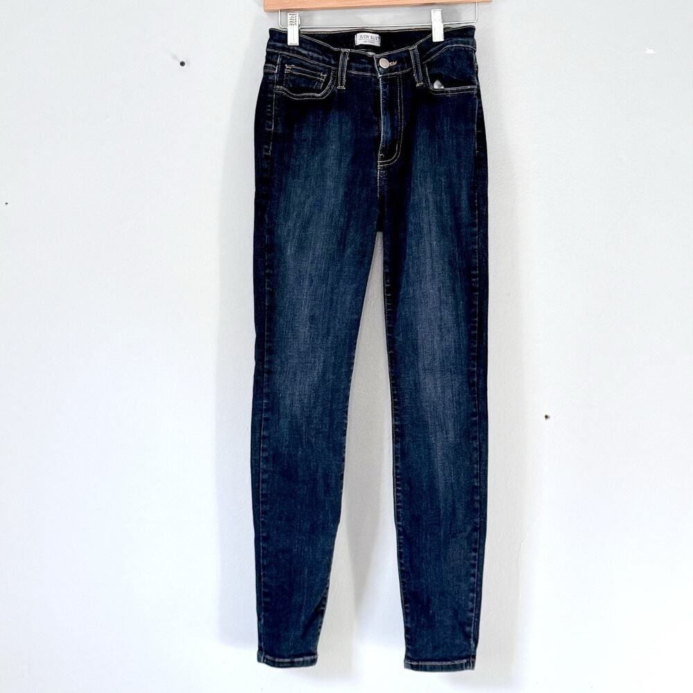 Judy Blue Jeans Womens Size 7/28 Dark Wash Skinny Stretch Comfort Capsule